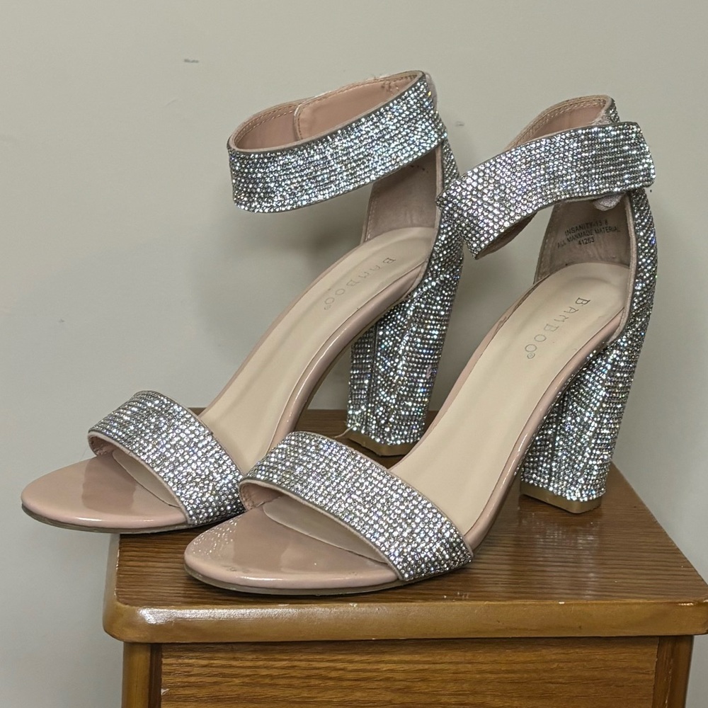 Rhinestone heels